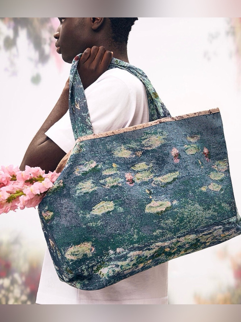 Monet’s Water Lily Inspired Tote Bag BNWT